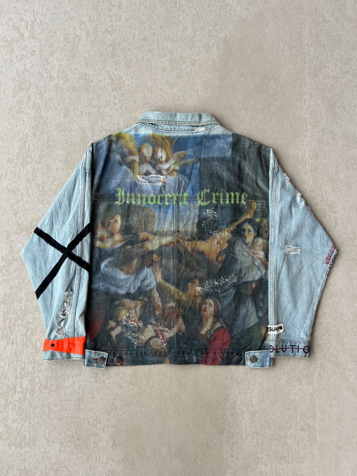 Japanese Brand Blackblond 2019SS Int. 3rd Collection “Innocent Crime” Denim Size US L / EU 52-54 / 3 - 6 Thumbnail