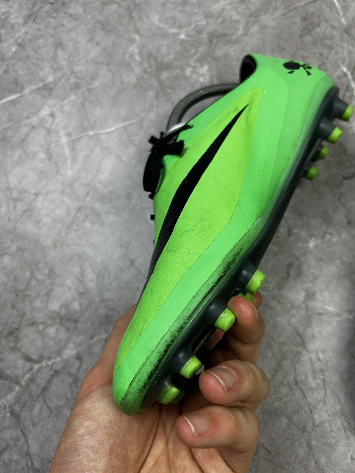 Nike Nike Hypervenom Phatal FG Neo Lime Athletic Soccer Cleat Men Size US 8 / EU 41 - 12 Thumbnail