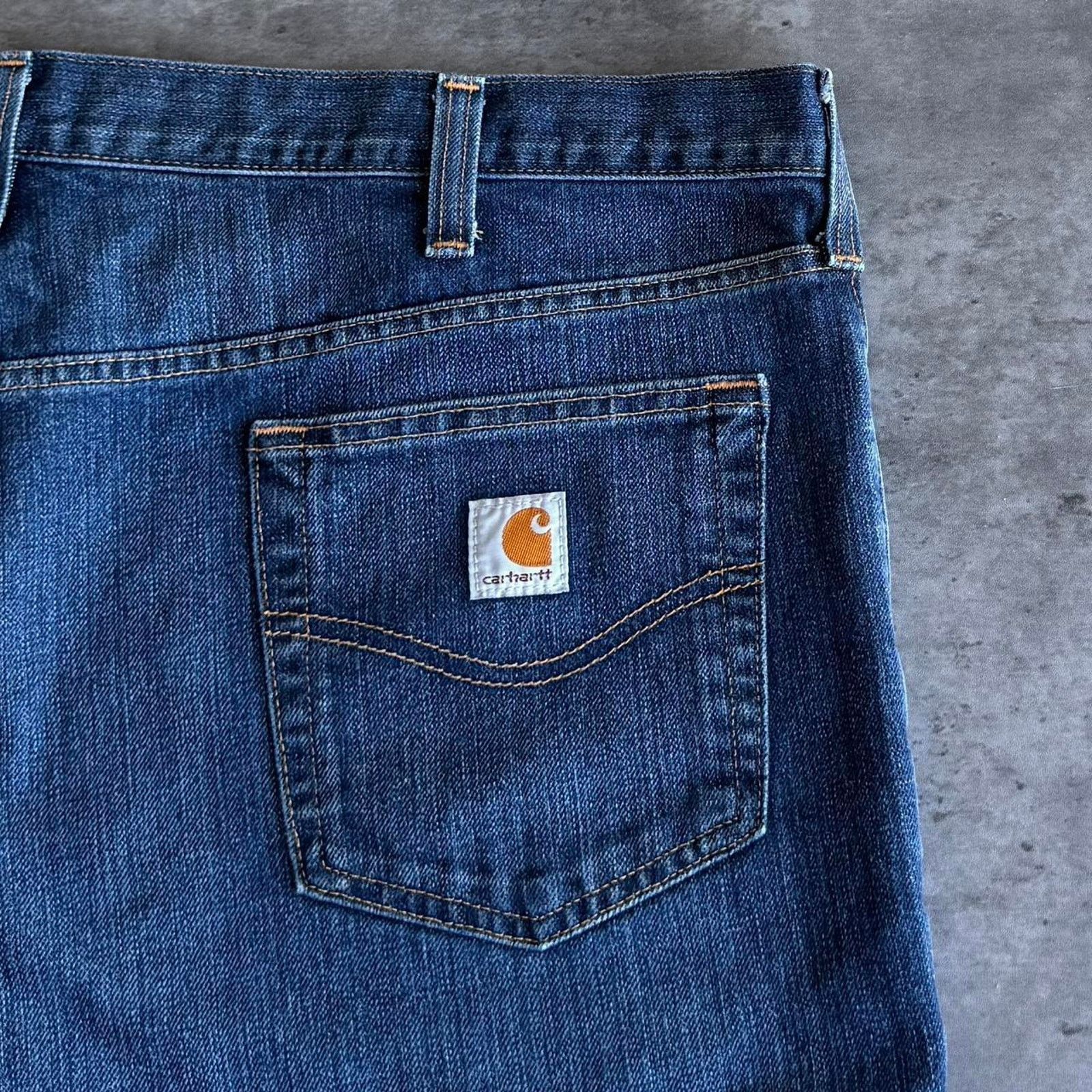 Carhartt × Carhartt Wip Vintage Y2K Carhartt Straight Fit Denim Carpenter Jeans Size US 42 / EU 58 - 3 Thumbnail