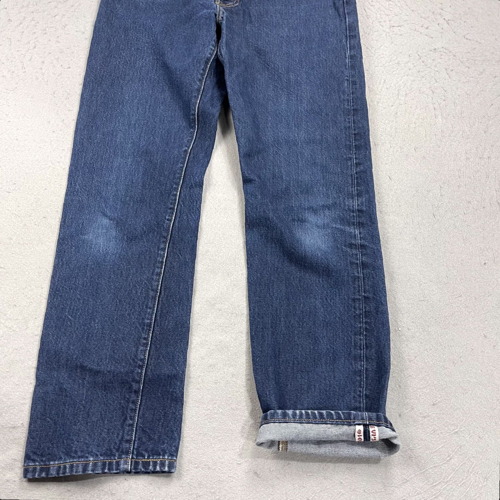 Levi's Levis 501 Jeans Mens 30x30 Blue Button Fly Limited Edition Day Selvedge Denim Shirt? Size US 30 / EU 46 - 3 Thumbnail