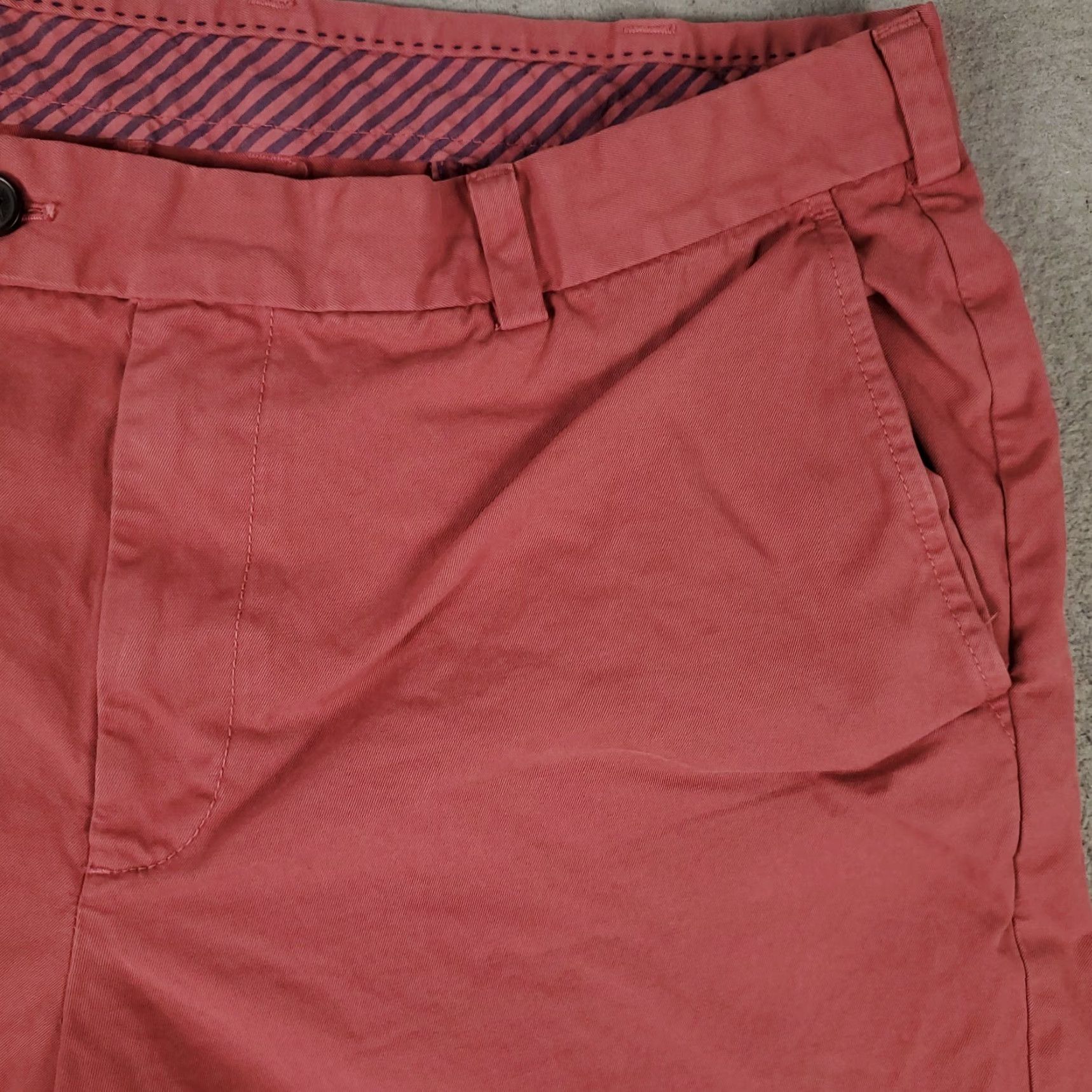 Brooks Brothers VINTAGE? No, Brooks Brothers Shorts Men 38 Red Flat Front Chino Slash Pockets Cotton Men's Swim Casual Business - Regular 38 Red Mens Size US 38 / EU 54 - 3 Thumbnail