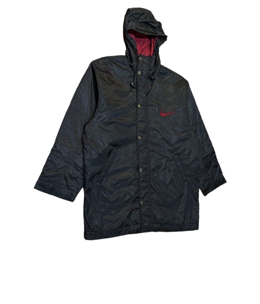 Nike × Vintage Vtg Nike Swoosh Hoodies Jacket Size US M / EU 48-50 / 2 - 9 Thumbnail
