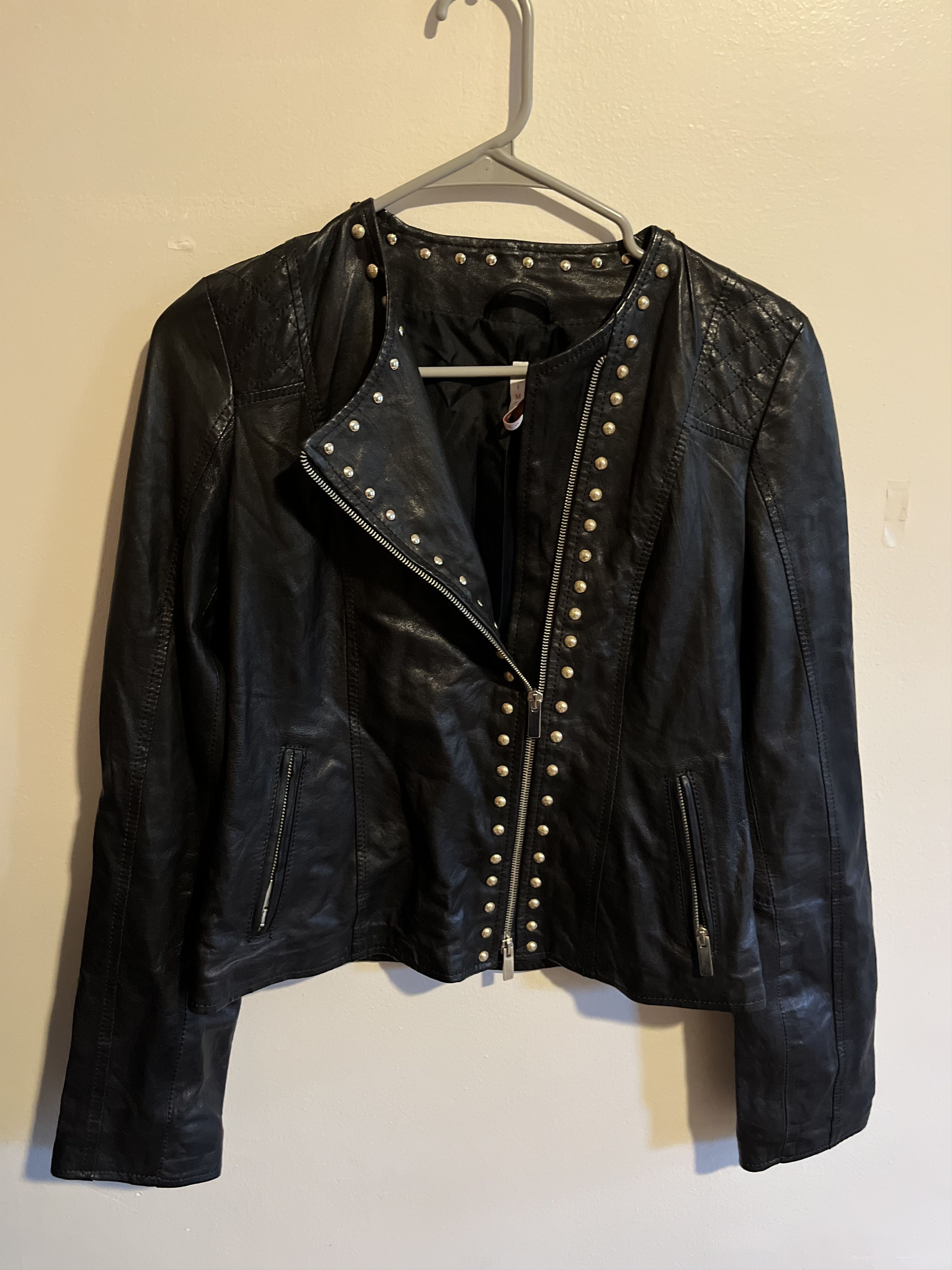 Imperial Imperial studded leather jacket Size M / US 6-8 / IT 42-44 - 1 Thumbnail