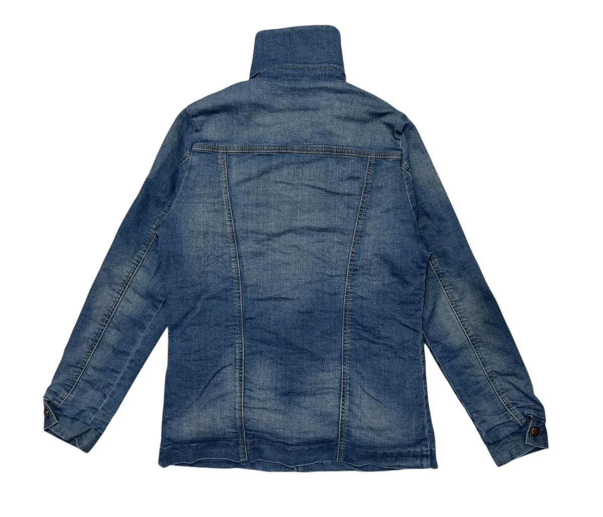 Japanese Brand Vintage Wrangler Japan Sherpa Denim Jacket Size US M / EU 48-50 / 2 - 2 Thumbnail