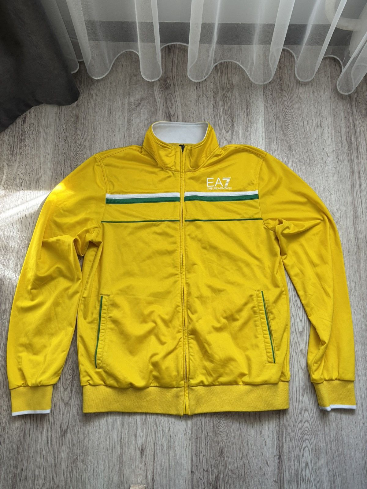 Emporio Armani EA7 Brazil Tracksuit top rare Size US XL / EU 56 / 4 - 1 Thumbnail