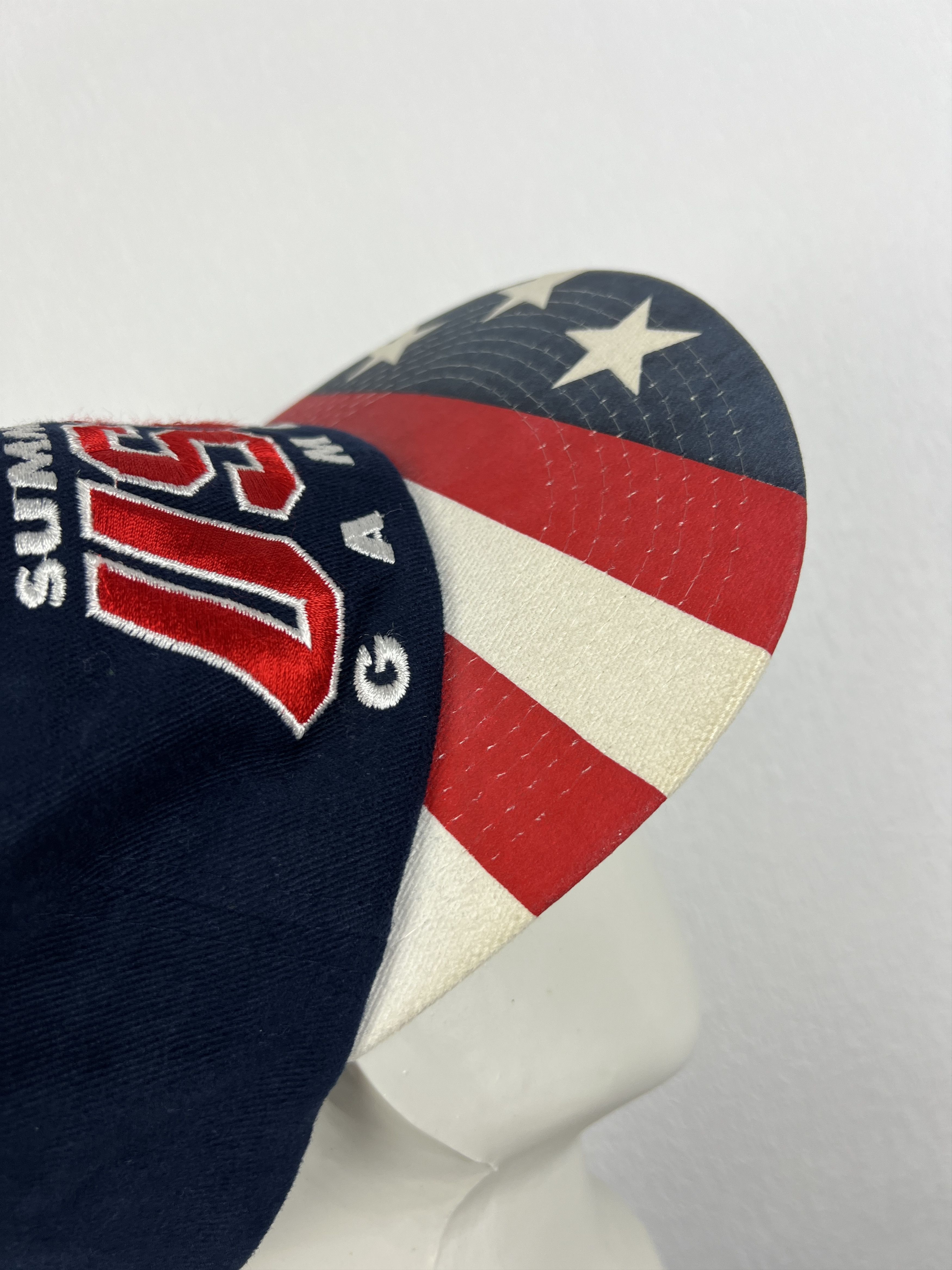 Starter Vintage 90s USA Olympics Atlanta Cap Trucker Snapback Hat Size ONE SIZE - 7 Thumbnail