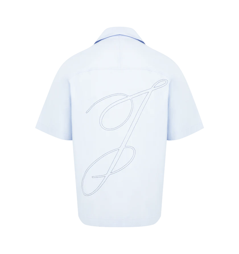 Jacquemus o1h1sh11225 Fonccio Shirt in Blue Size US M / EU 48-50 / 2 - 2 Thumbnail