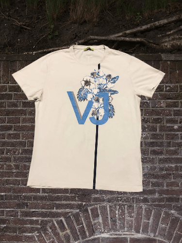 Versace Jeans Couture White Men's Versace JEANS COUTURE T-shirt Logo Size US L / EU 52-54 / 3 - 1 Thumbnail