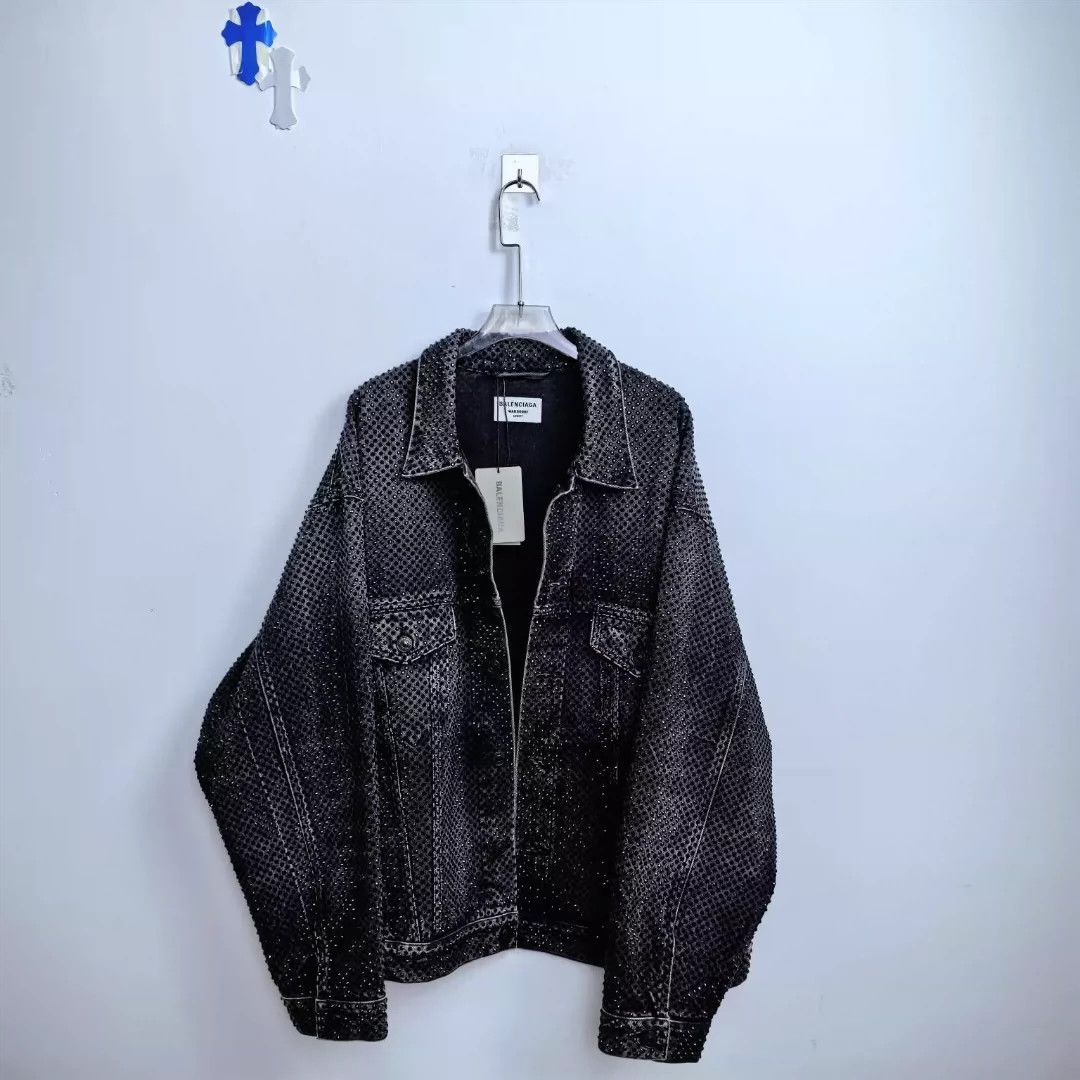 Balenciaga 23 new Rhinestone starry solid color crystal