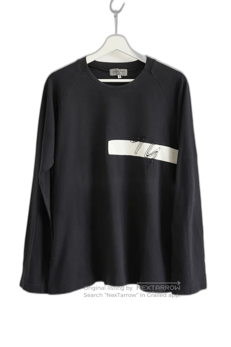 Yohji Yamamoto Yohji Yamamoto 03ss Number Patch Long Sleeve T-shirt Size US M / EU 48-50 / 2 - 1 Thumbnail