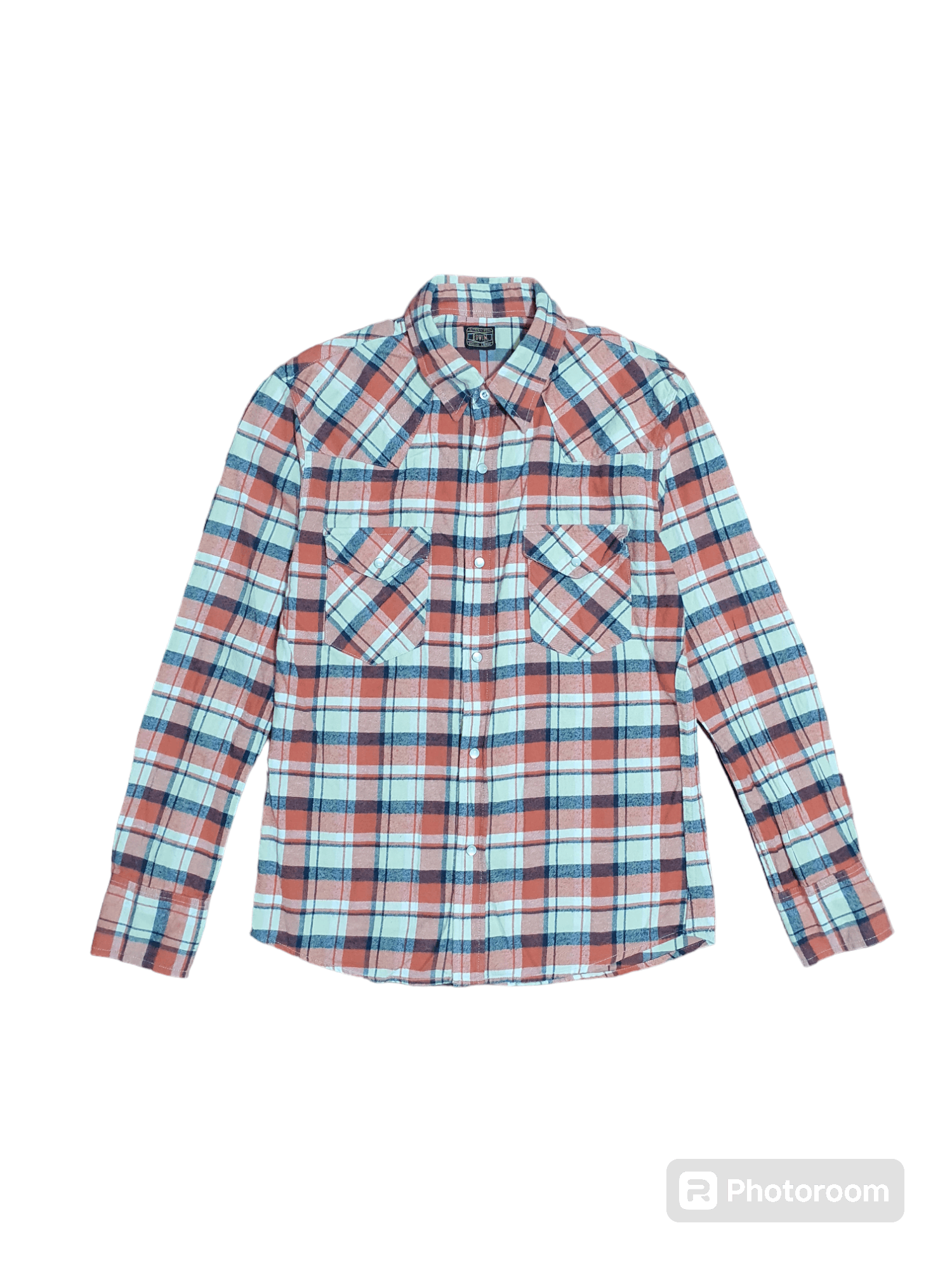 Edwin EDWIN 19/28 CHECKED PEARL SNAP BUTTON WESTERN SHIRT Size US L / EU 52-54 / 3 - 7 Thumbnail
