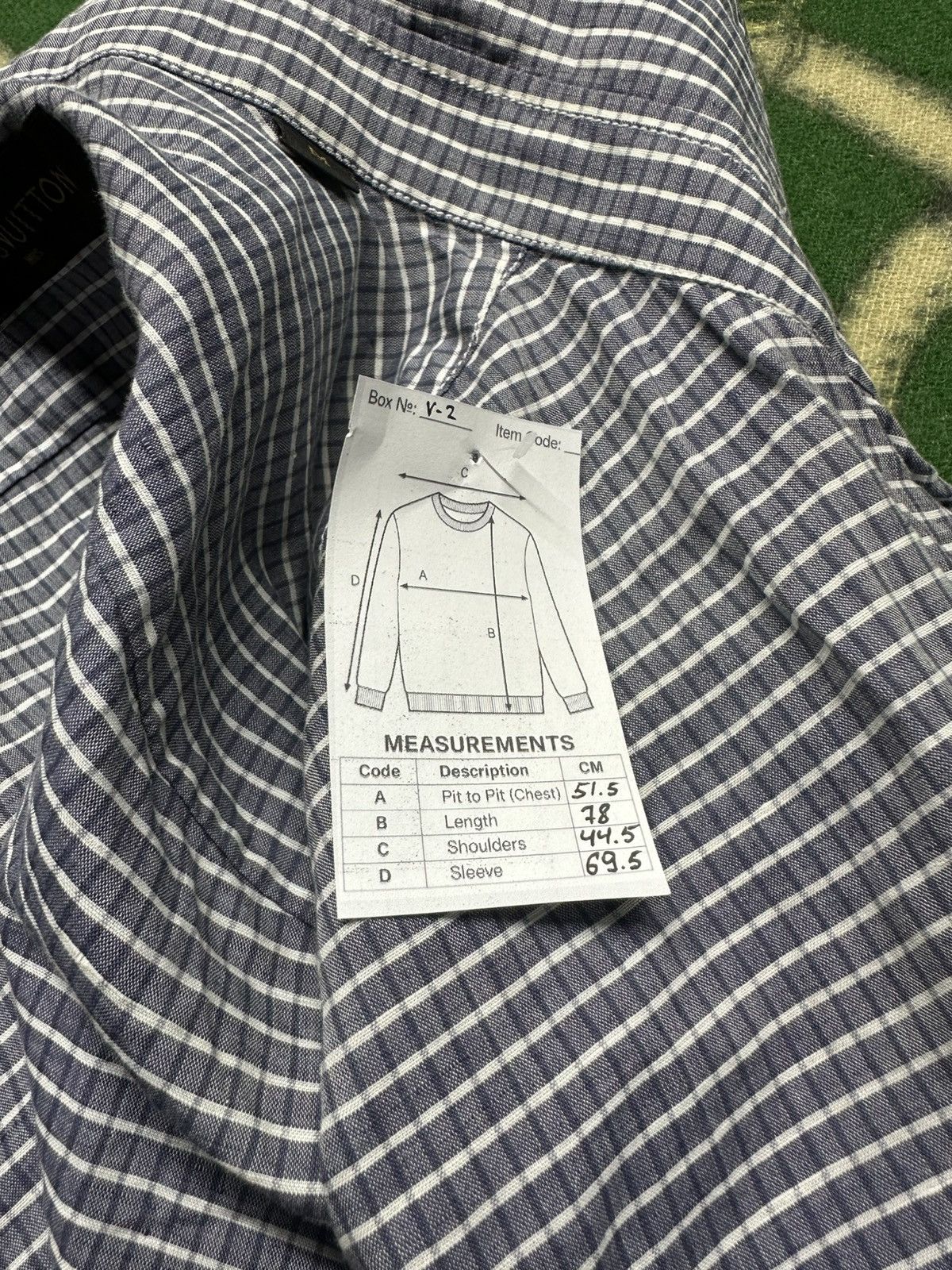 Louis Vuitton Louis Vuitton Gradient Check Shirt Long Sleeve Button Up Size US M / EU 48-50 / 2 - 18 Thumbnail