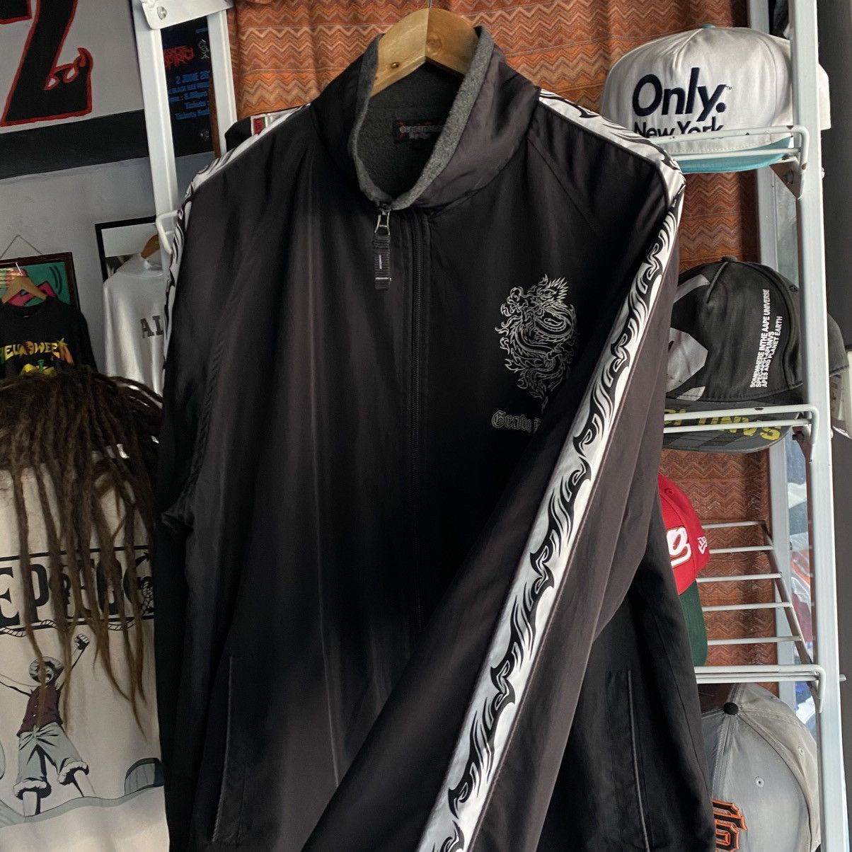 Japanese Brand Dogcigar Dragon Drake Keeper Big Logo Light Jackets Size US XL / EU 56 / 4 - 13 Thumbnail