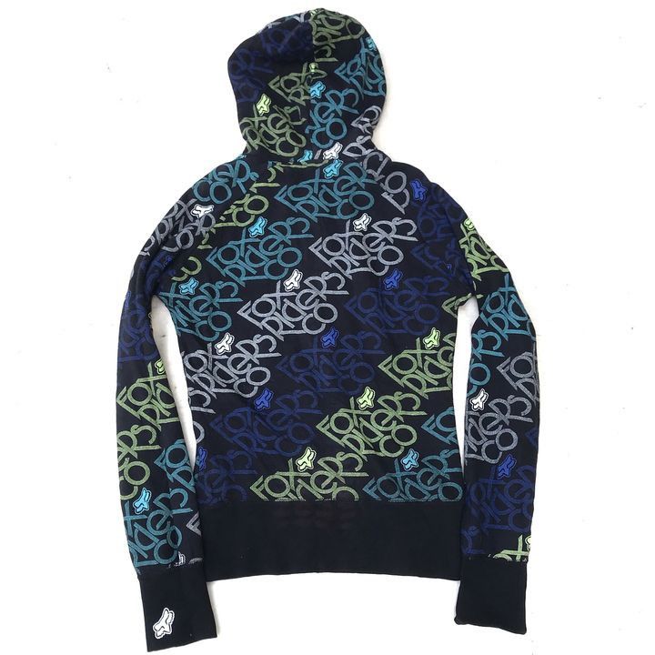 Fox Racing Fox Racing Black Zip Hoodie Jacket Reversible hoodie design Size US M / EU 48-50 / 2 - 6 Thumbnail