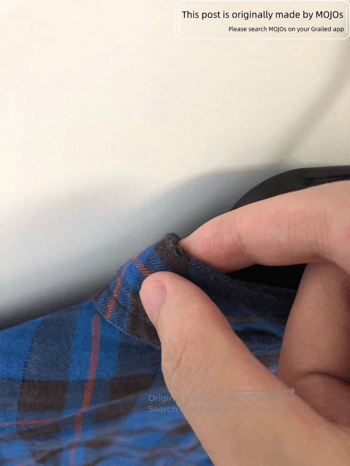 Saint Laurent Paris Saint Laurent Paris by Hedi 16SS Plaid Distressed Work Shir Size US S / EU 44-46 / 1 - 6 Thumbnail