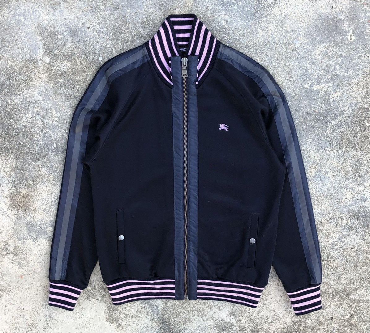 Burberry Burberry Black Label Embroidery Logo Zip-up Track Jacket Size US M / EU 48-50 / 2 - 10 Thumbnail