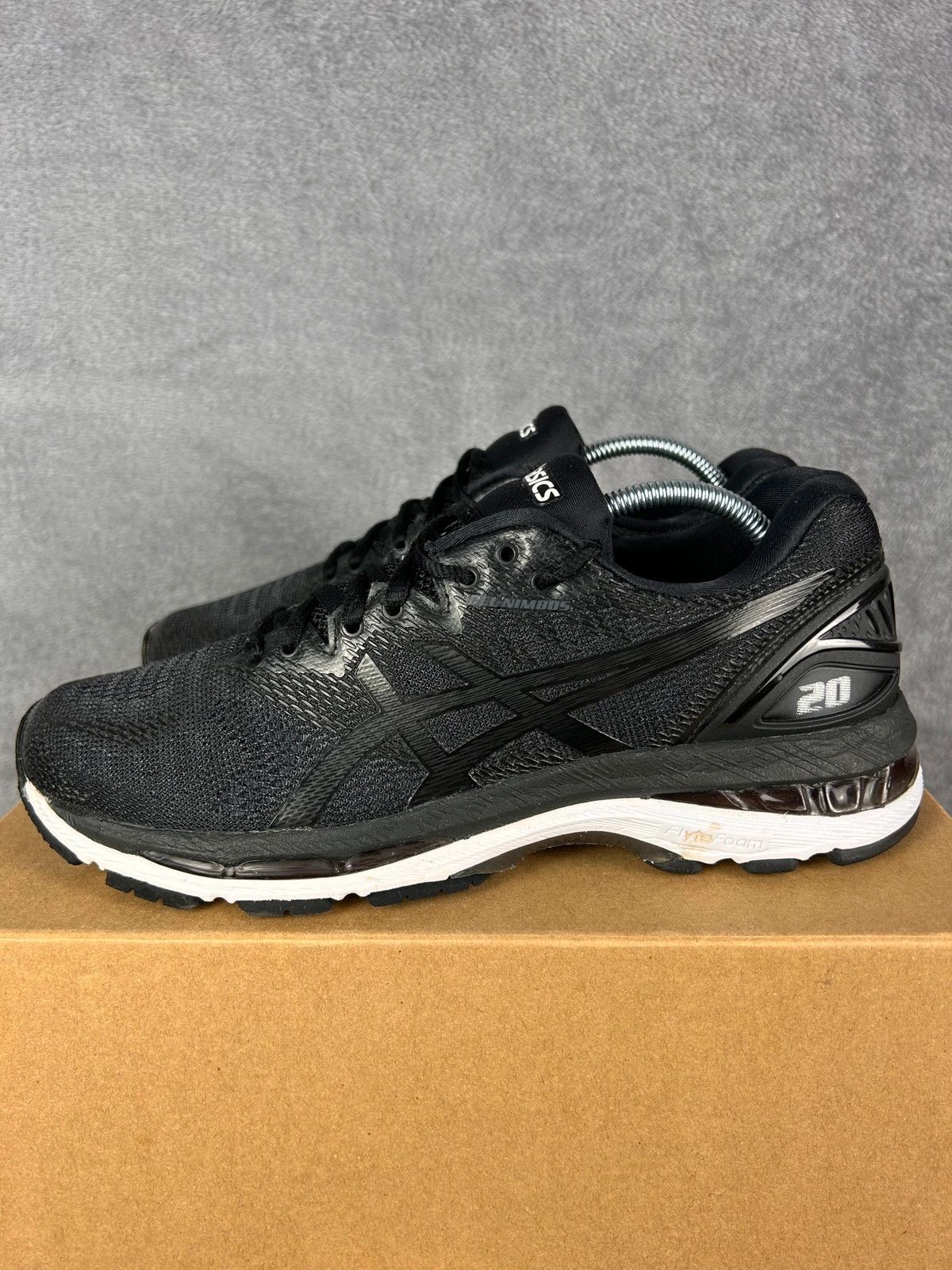 Asics Asics Gel-Nimbus 20 black white sneakers Size US 8 / IT 38 - 2 Thumbnail
