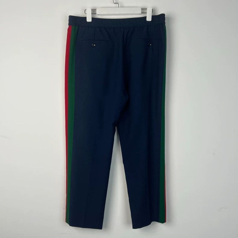 Gucci Gucci Red and green webbing sports casual pants 2503-Nextar Size US 34 / EU 50 - 2 Thumbnail
