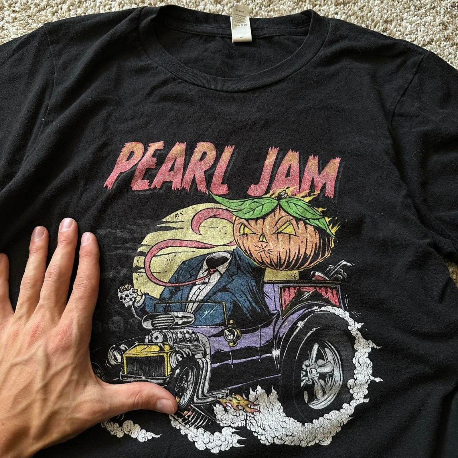Band Tees × Other Halloween Car Hot Rod Pearl Jam US Concert Tour Band Tee Size US L / EU 52-54 / 3 - 7 Thumbnail