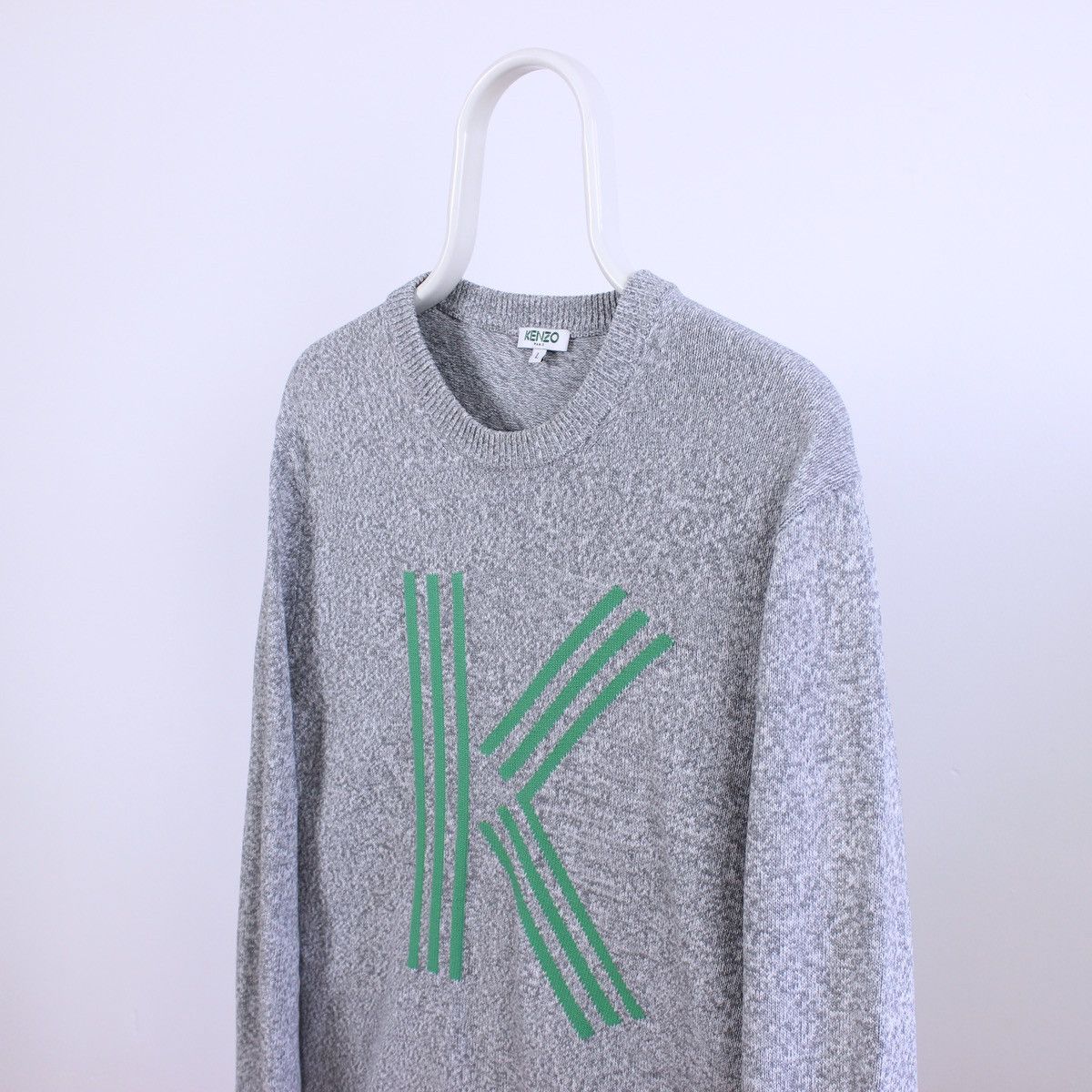Kenzo Kenzo Knitwear Sweatshirt Central Big Logo Size US L / EU 52-54 / 3 - 1 Thumbnail