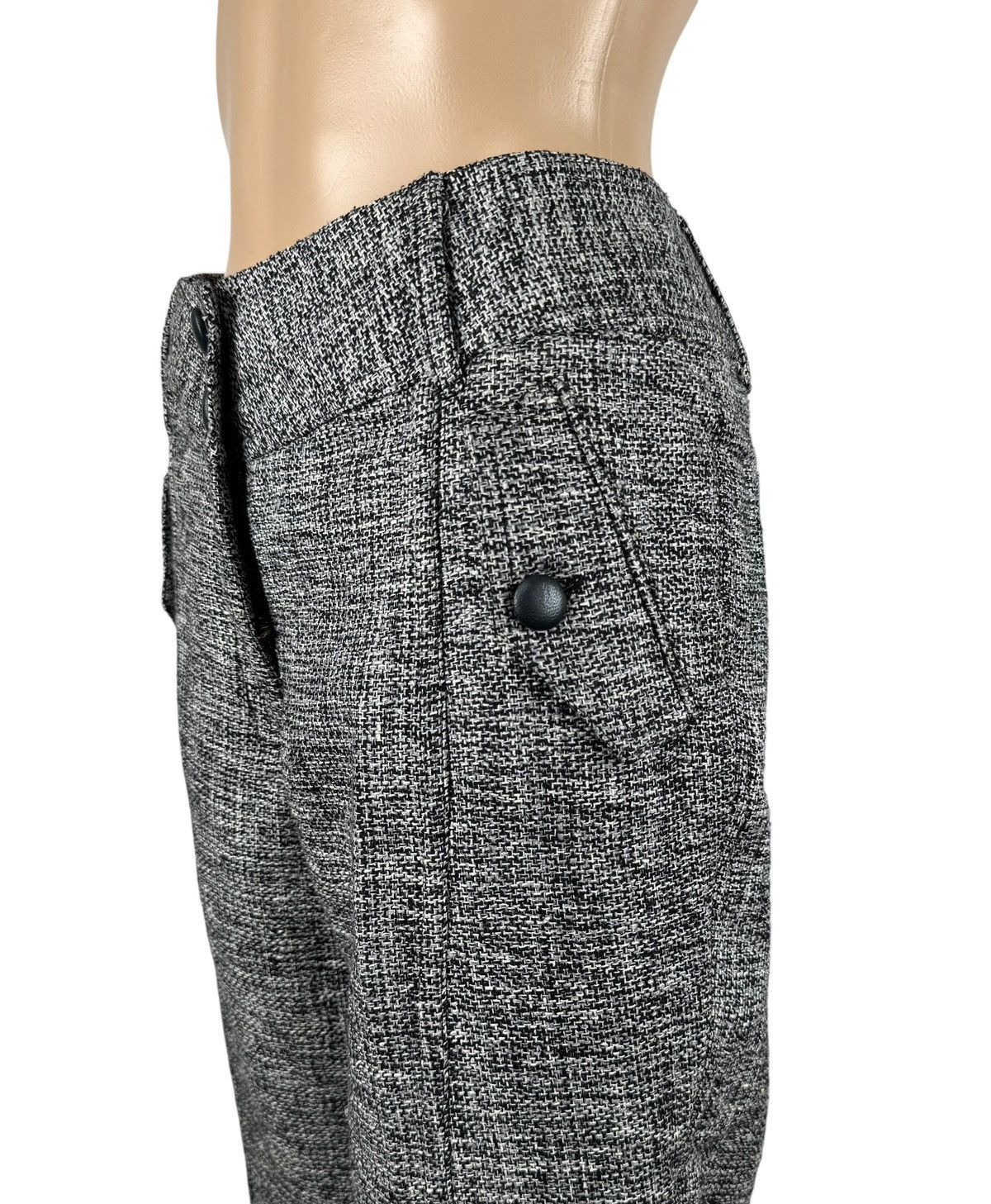 Other Tarun Tahiliani Cotton Gray Pants Bootcut Knit size M Size 28" / US 6 / IT 42 - 9 Thumbnail