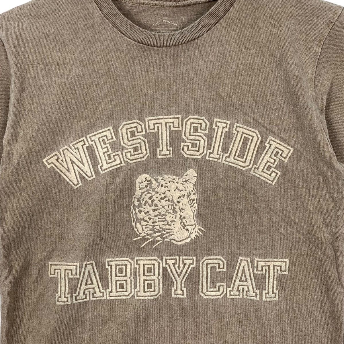 Vintage MIXTA Westside Tabby Cat USA Hand Printing ShortSleeve Shirt Size US XS / EU 42 / 0 - 3 Thumbnail