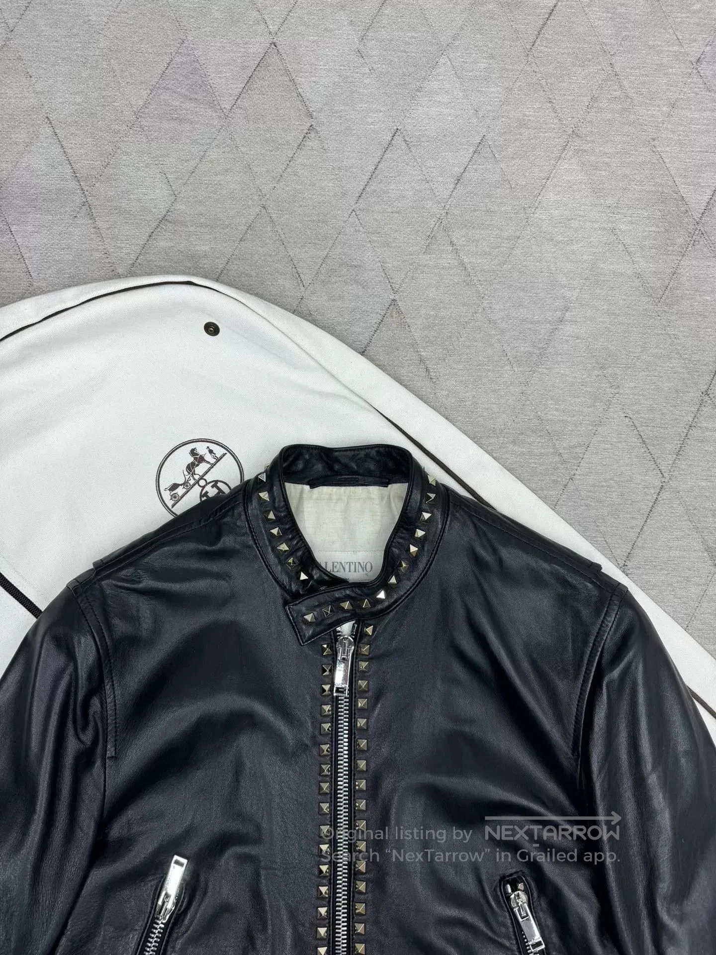 Valentino Valentino Classic Studded Leather Jacket. Size US S / EU 44-46 / 1 - 8 Thumbnail