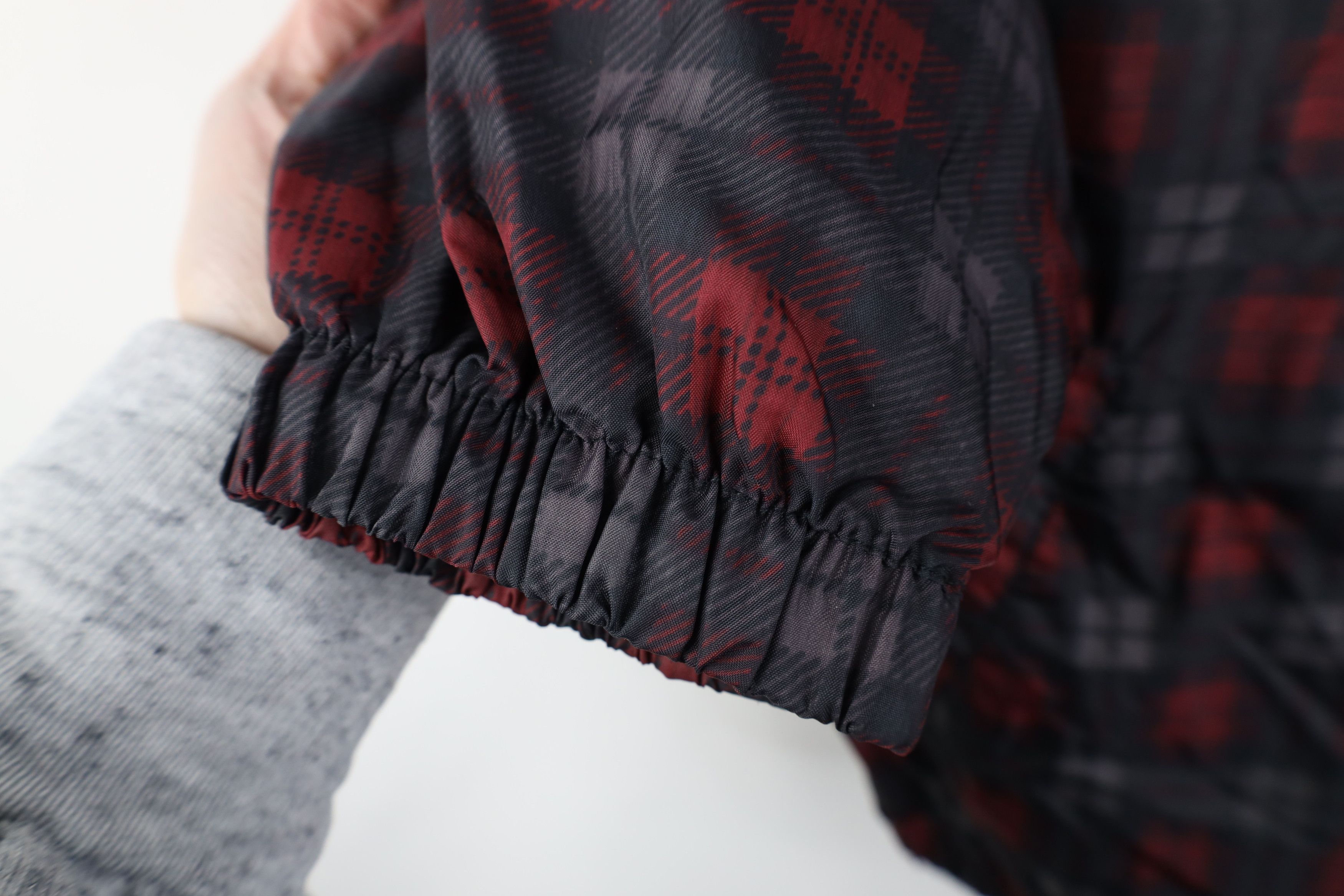 Vintage Vintage 90s Streetwear Full Zip Windbreaker Jacket Red Plaid Size US XL / EU 56 / 4 - 8 Thumbnail