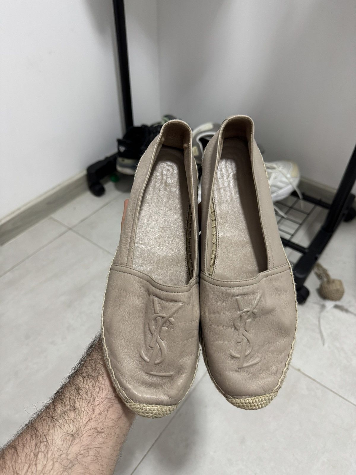 Saint Laurent Paris Saint Laurent Paris Monogram Cassandre Espadrille Slip On Size US 10 / IT 40 - 3 Thumbnail
