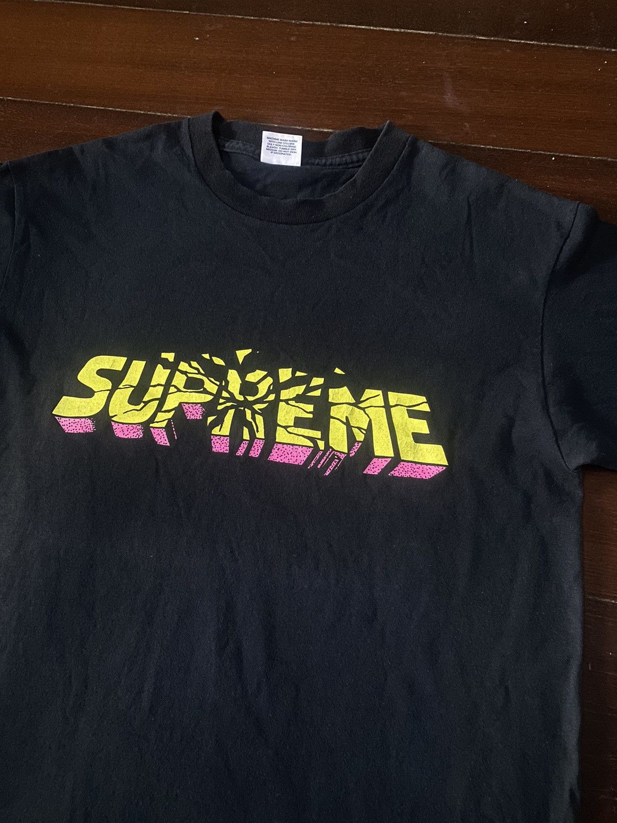 Hypebeast Fire 🔥 vintage y2k Supreme Hulk Smash 2008 black tee Size US M / EU 48-50 / 2 - 5 Thumbnail