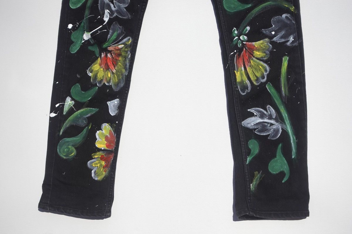 Levi's Abstract growing flower jeans Size US 32 / EU 48 - 9 Thumbnail