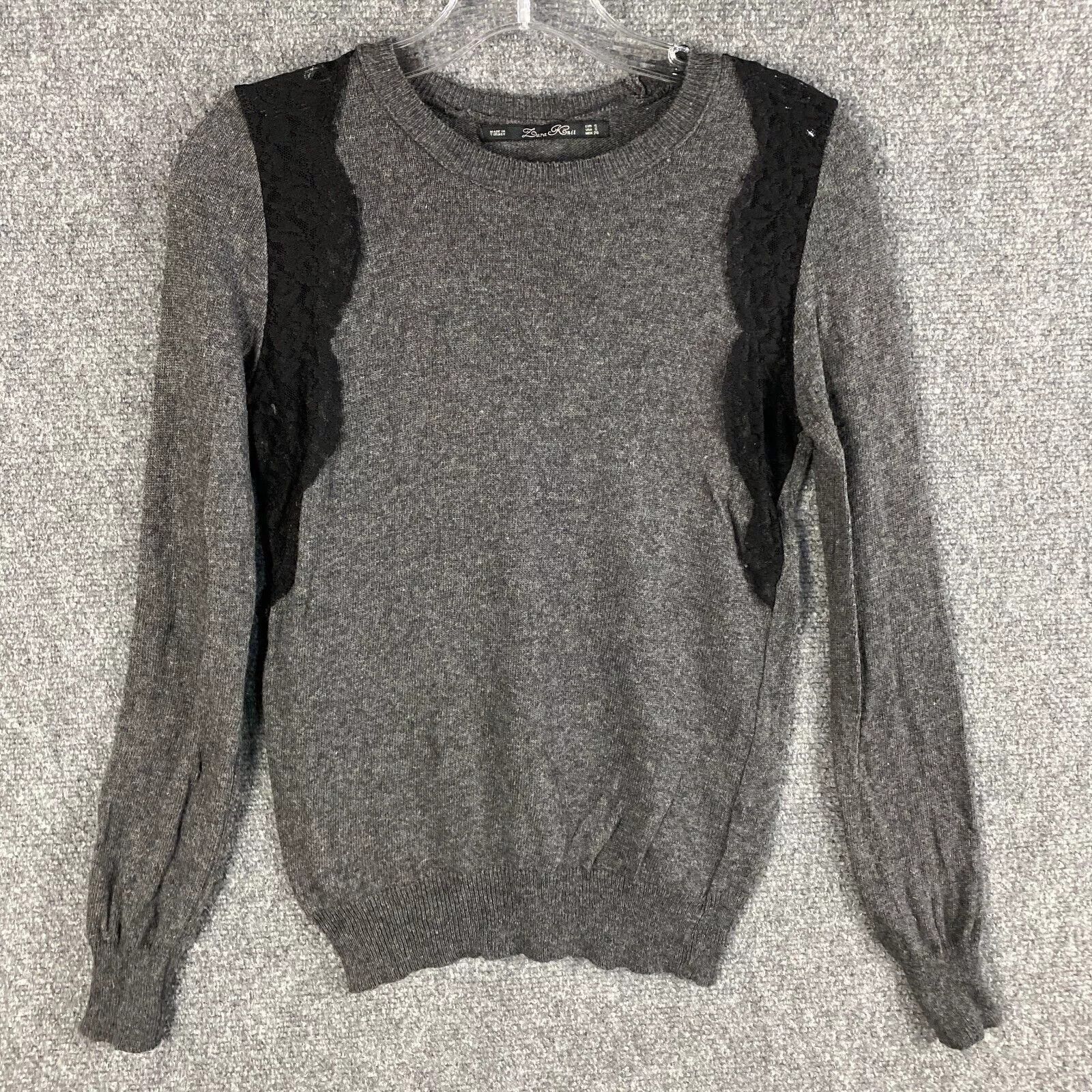 Other Lara Knit Sweater Women's Small Pullover Charcoal Gray S Size S / US 4 / IT 40 - 1 Thumbnail