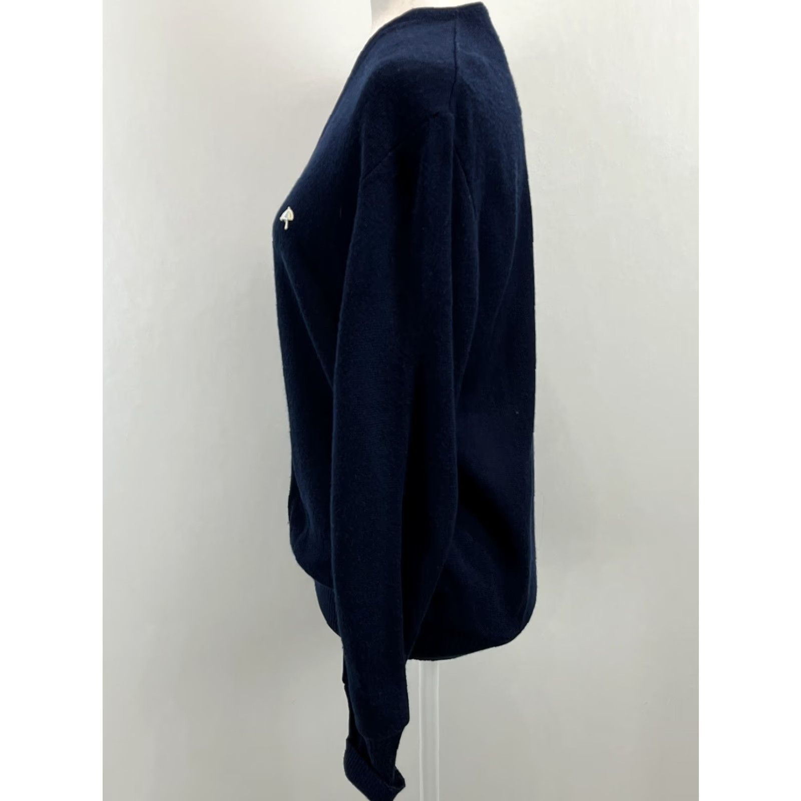 Vintage VINTAGE Arnie Sweater Sz Small Navy Cardigan Knit V-Neck Union Made USA Mens Size US S / EU 44-46 / 1 - 2 Thumbnail