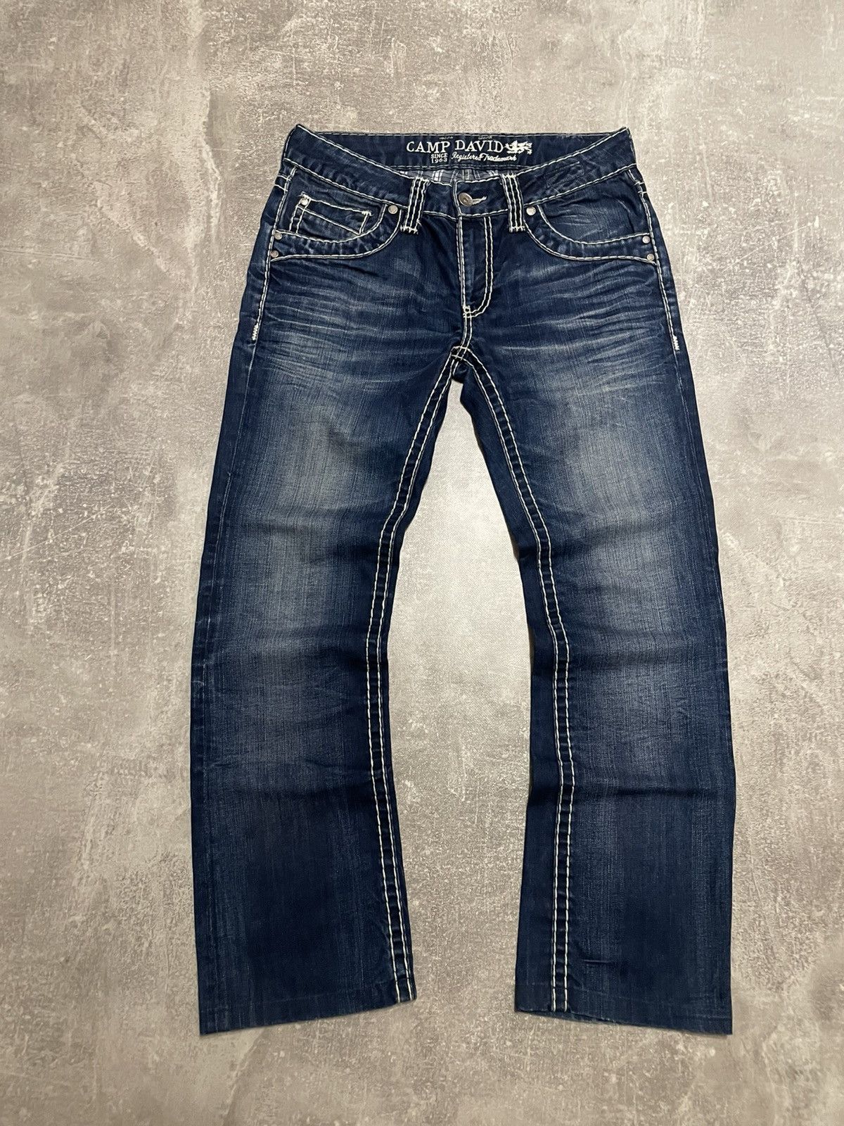 Camp David Vintage Camp David Regular Fit True Religion Style Jeans Y2K Size US 31 - 1 Thumbnail