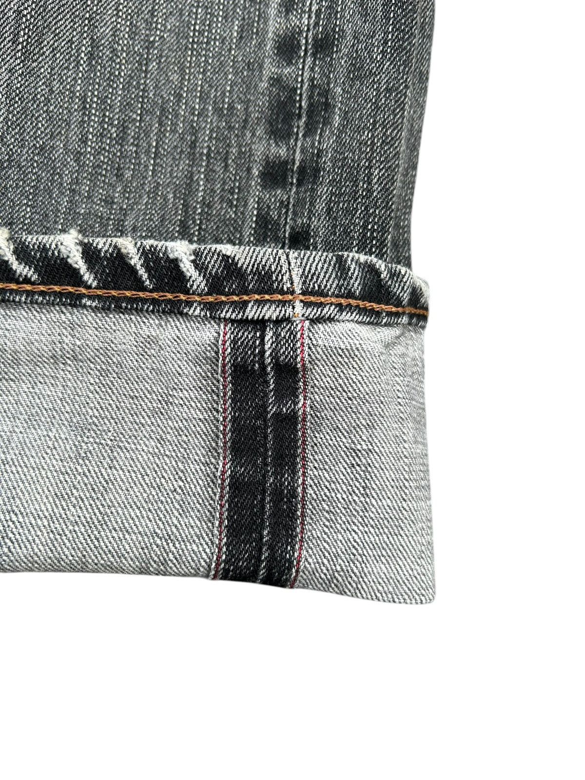 Kapital Thrashed Vintage Edwin 505ZX Selvedge Denim Jeans Size US 31 - 3 Thumbnail