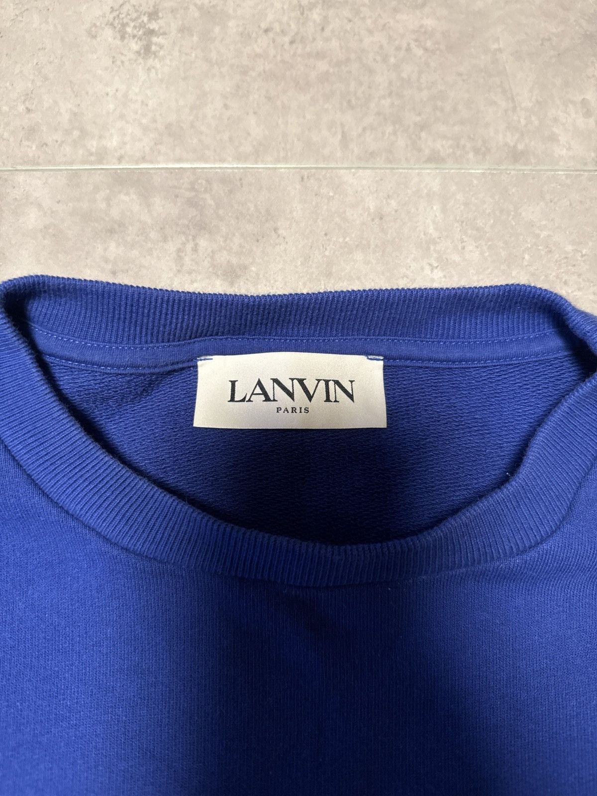 Lanvin Lanvin washed logo sweater Size US S / EU 44-46 / 1 - 3 Thumbnail