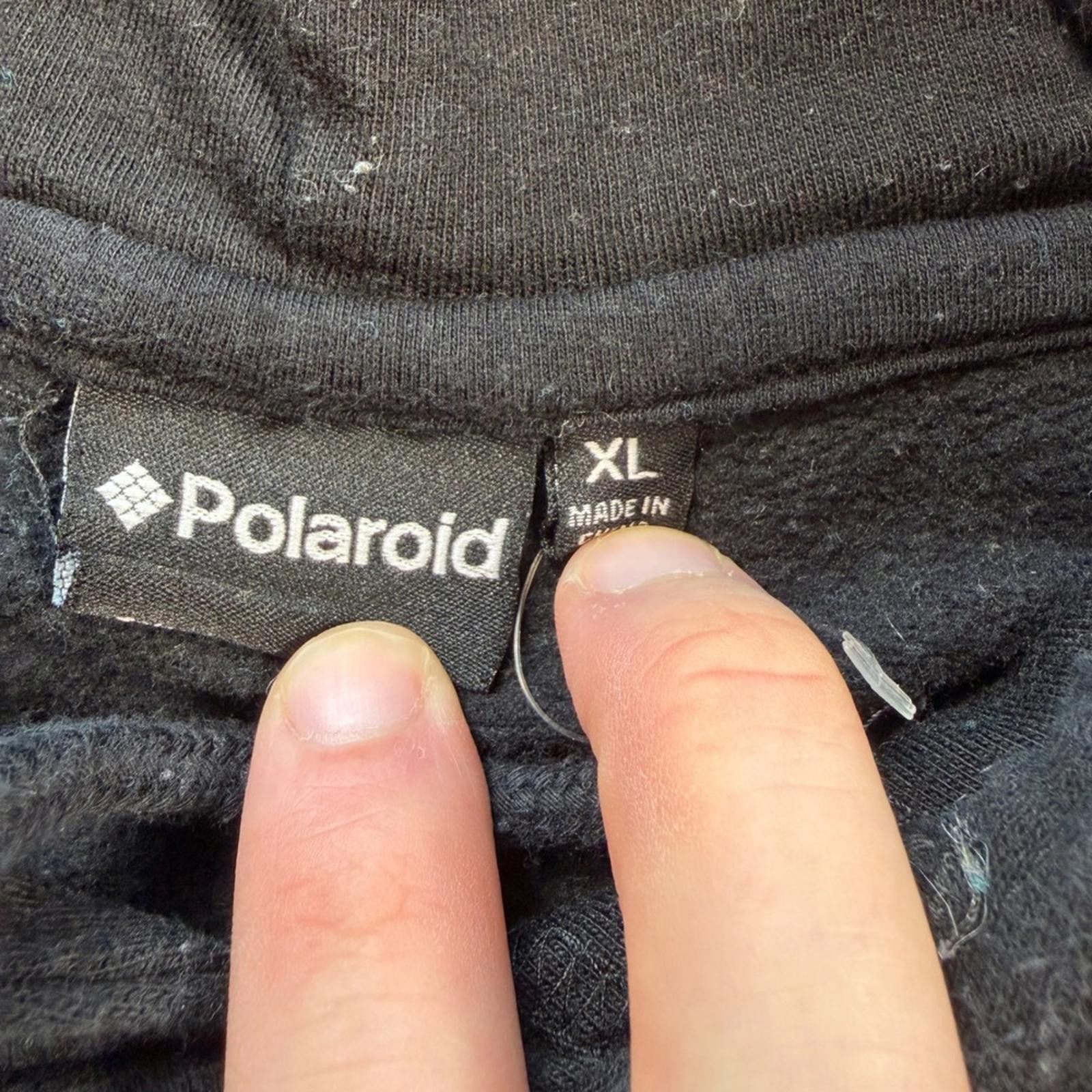 Polaroid Polaroid Colorblock Hoodie Men XL Black Teal Blue Sweatshirt Size US XL / EU 56 / 4 - 4 Thumbnail