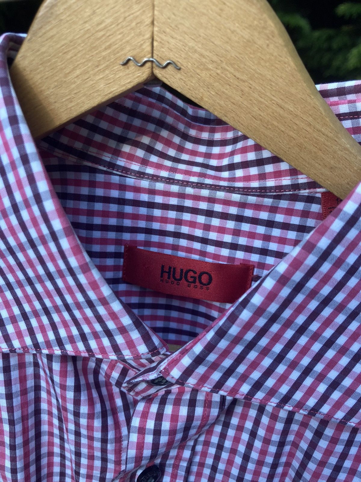 Hugo Boss Hugo Boss Red Label Plaid button-down shirt spread collar Size US S / EU 44-46 / 1 - 2 Thumbnail