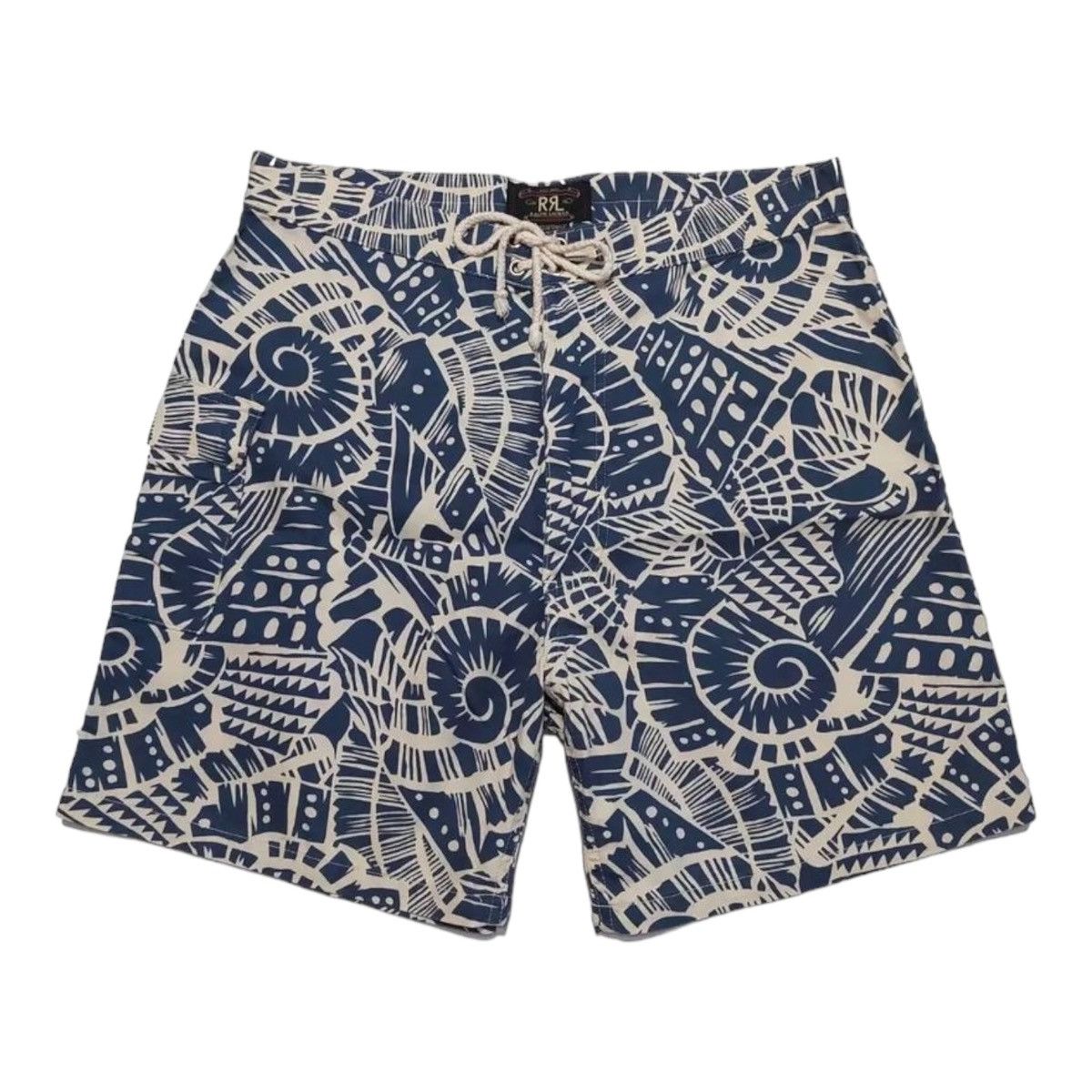 image of Rrl Ralph Laurent Board Short in Navy White, Men's (Size 31)