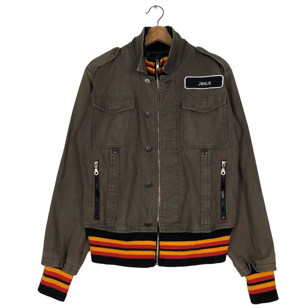 Japanese Brand VINTAGE BIKER WORK JACKET POWER TO THE PEOPLE BLACK LABEL Size US M / EU 48-50 / 2 - 1 Thumbnail