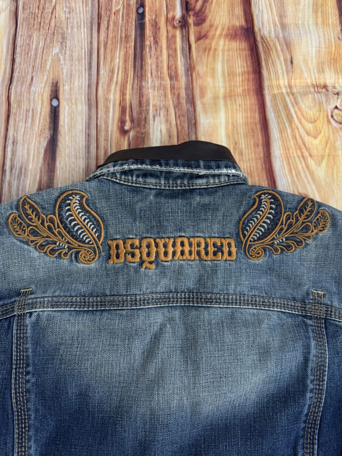 Dsquared2 × Vintage Vintage jackets Dsquared2 y2k drill Japan Style Size US S / EU 44-46 / 1 - 2 Thumbnail