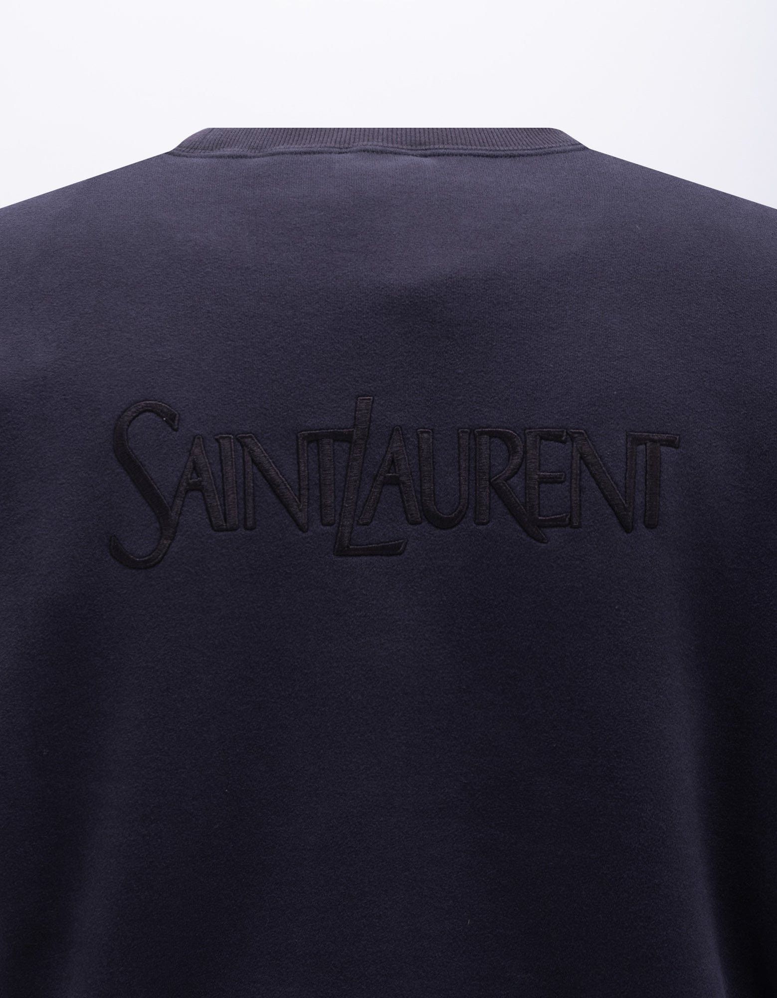 Saint Laurent Paris Saint Laurent Blue Logo Sweatshirt Size US S / EU 44-46 / 1 - 3 Thumbnail