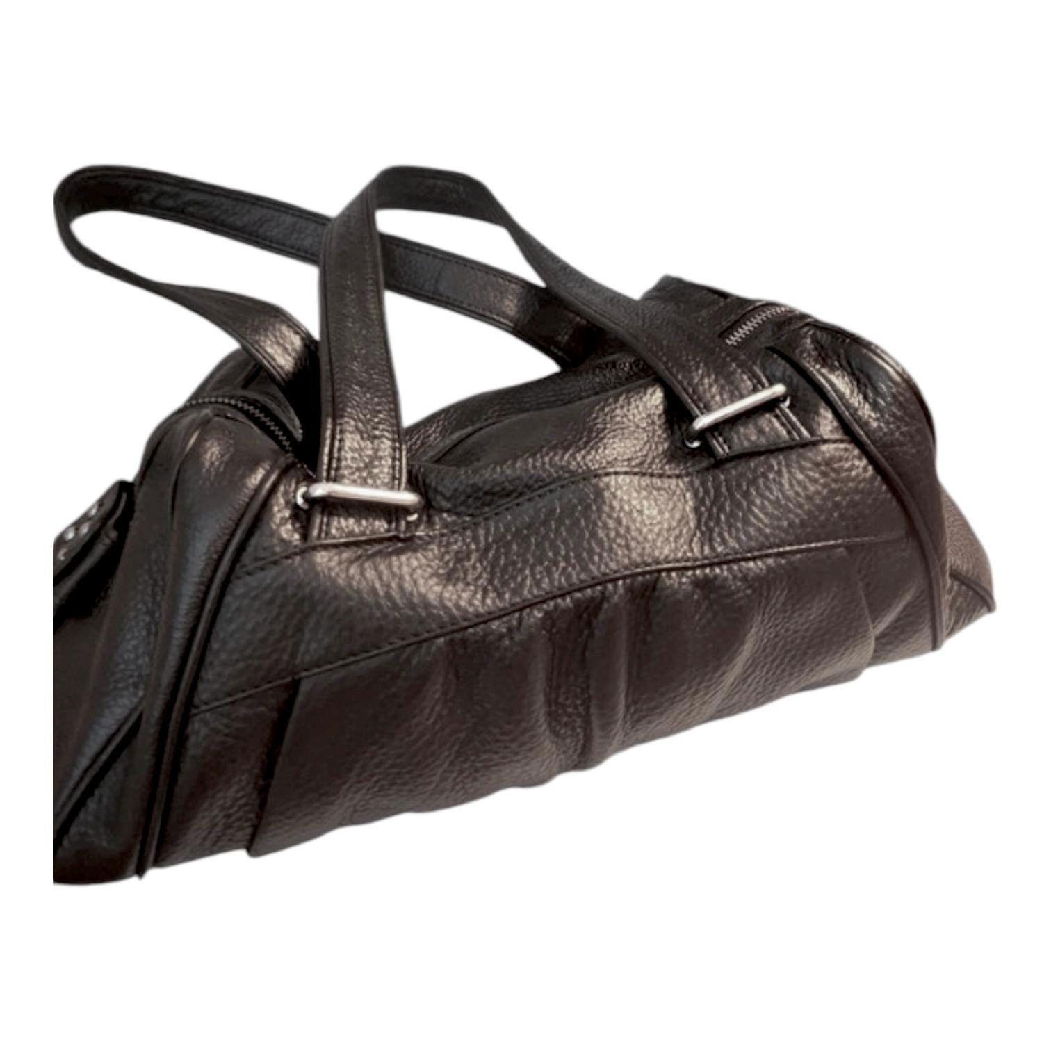 Roberto Cavalli The Cavalli Leather Shoulder Bag Size ONE SIZE - 3 Thumbnail