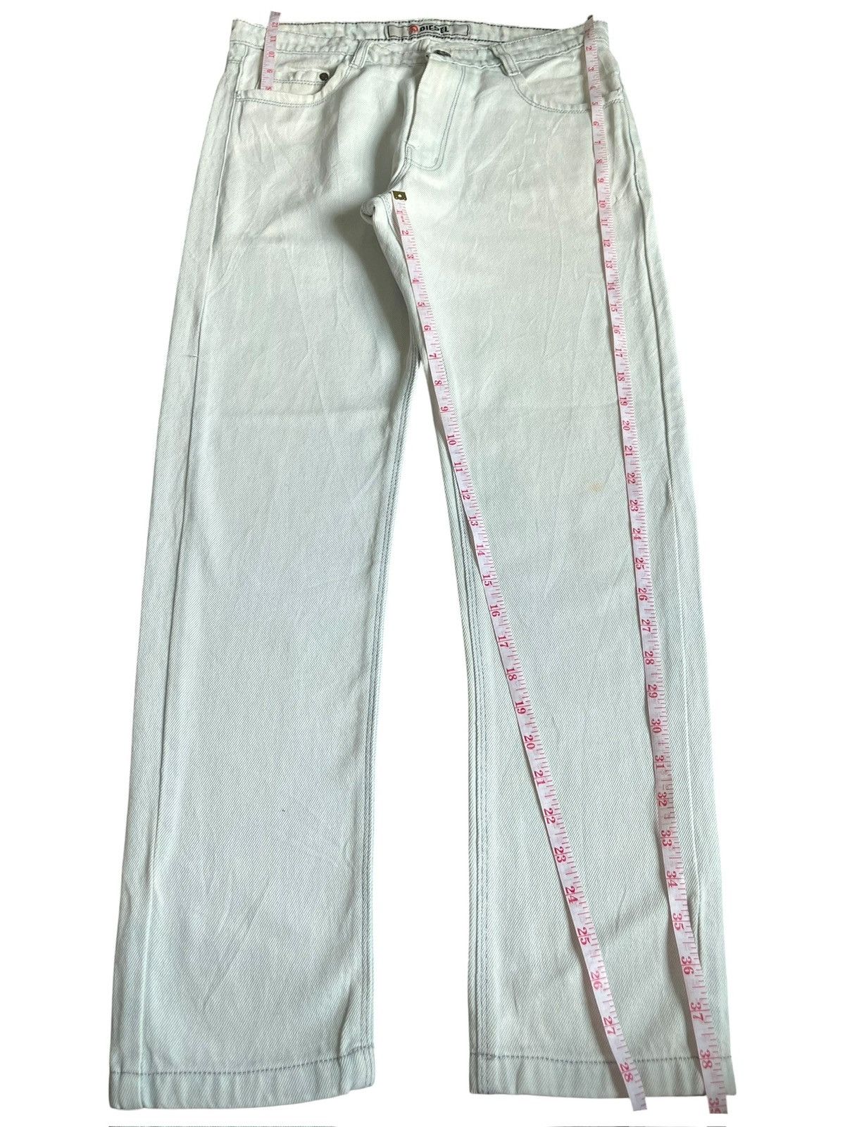 Diesel Vintage Diesel Ultra Light Wash Straight Jeans Size 31" - 7 Thumbnail