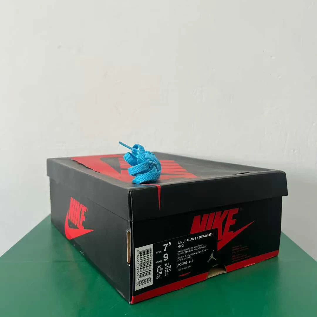 Nike Air Jordan 1 University Blue 40.5 Good Wear Laces Size US 7.5 / EU 40-41 - 8 Thumbnail