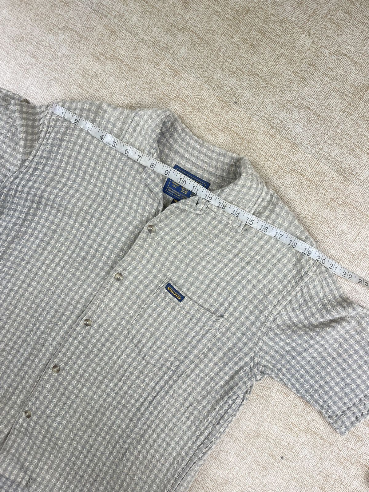Vintage × Woolrich Woolen Mills VINTAGE WOOLRICH John Rich And Bros. Button Ups Shirt Size US L / EU 52-54 / 3 - 12 Thumbnail