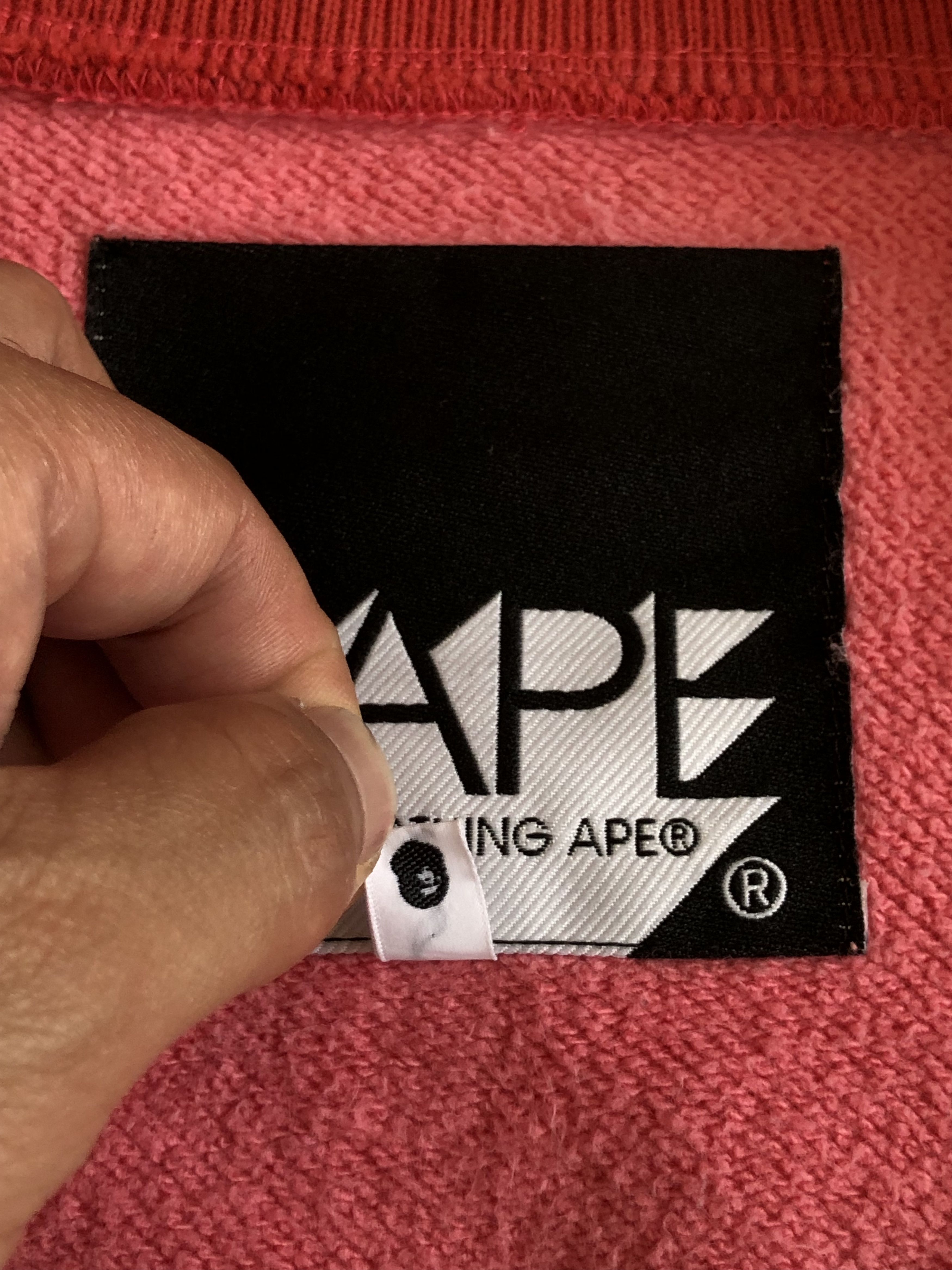 Bape RARE🔥BAPE OG RED CAMO SWEAT VARSITY JACKET Size US L / EU 52-54 / 3 - 19 Thumbnail