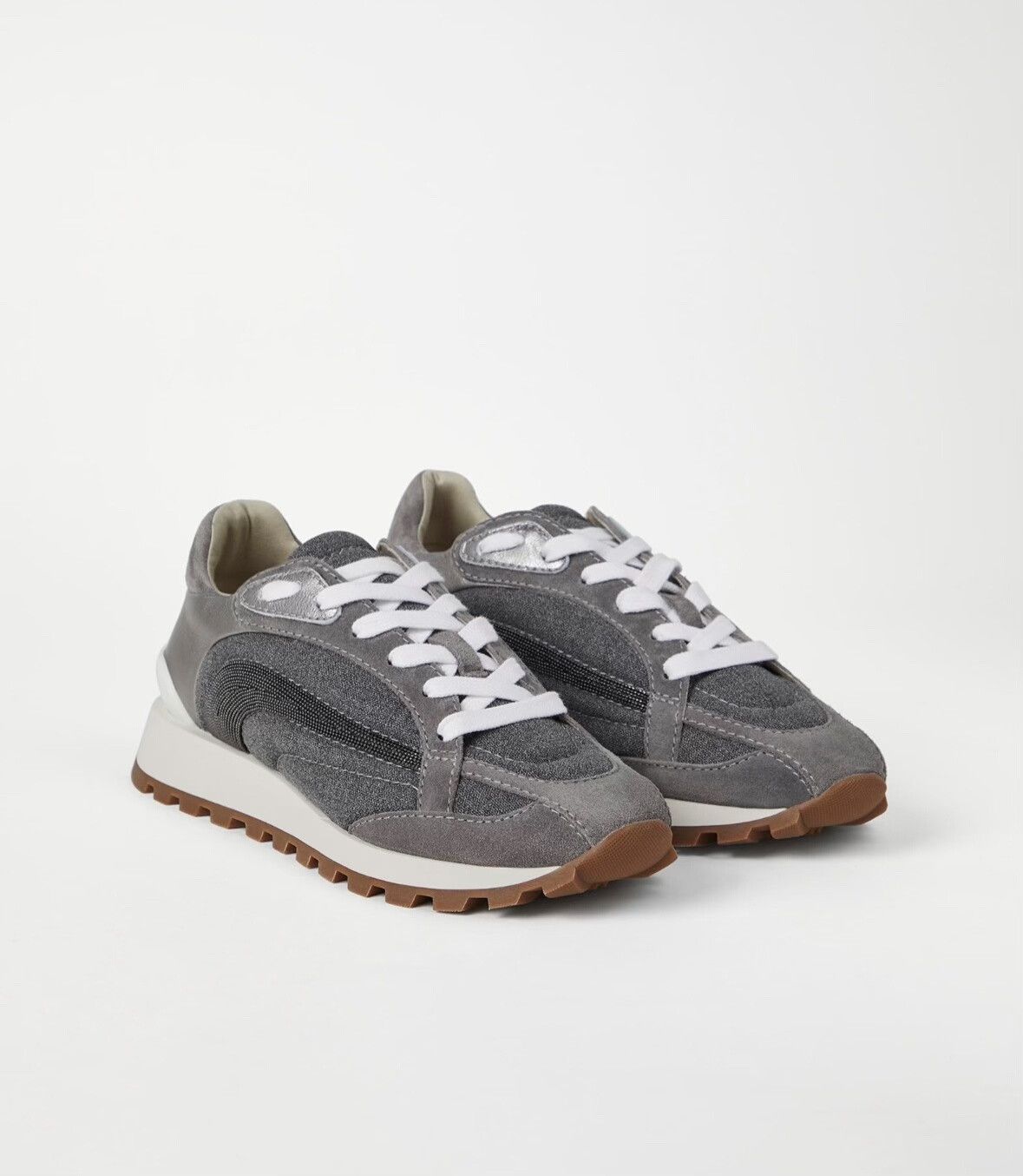 Brunello Cucinelli Brunello Cucineli Women's Sneakers Size US 5 / IT 35 - 1 Thumbnail