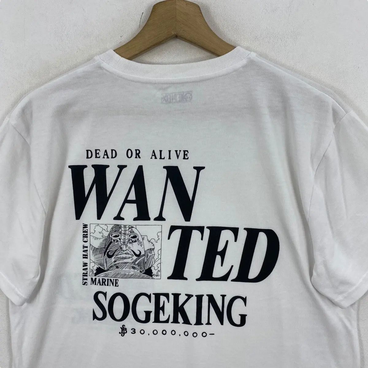 Anime ONE PIECE Wanted Sogeking Poster Anime Tee Shirt Small Size Size US S / EU 44-46 / 1 - 2 Thumbnail
