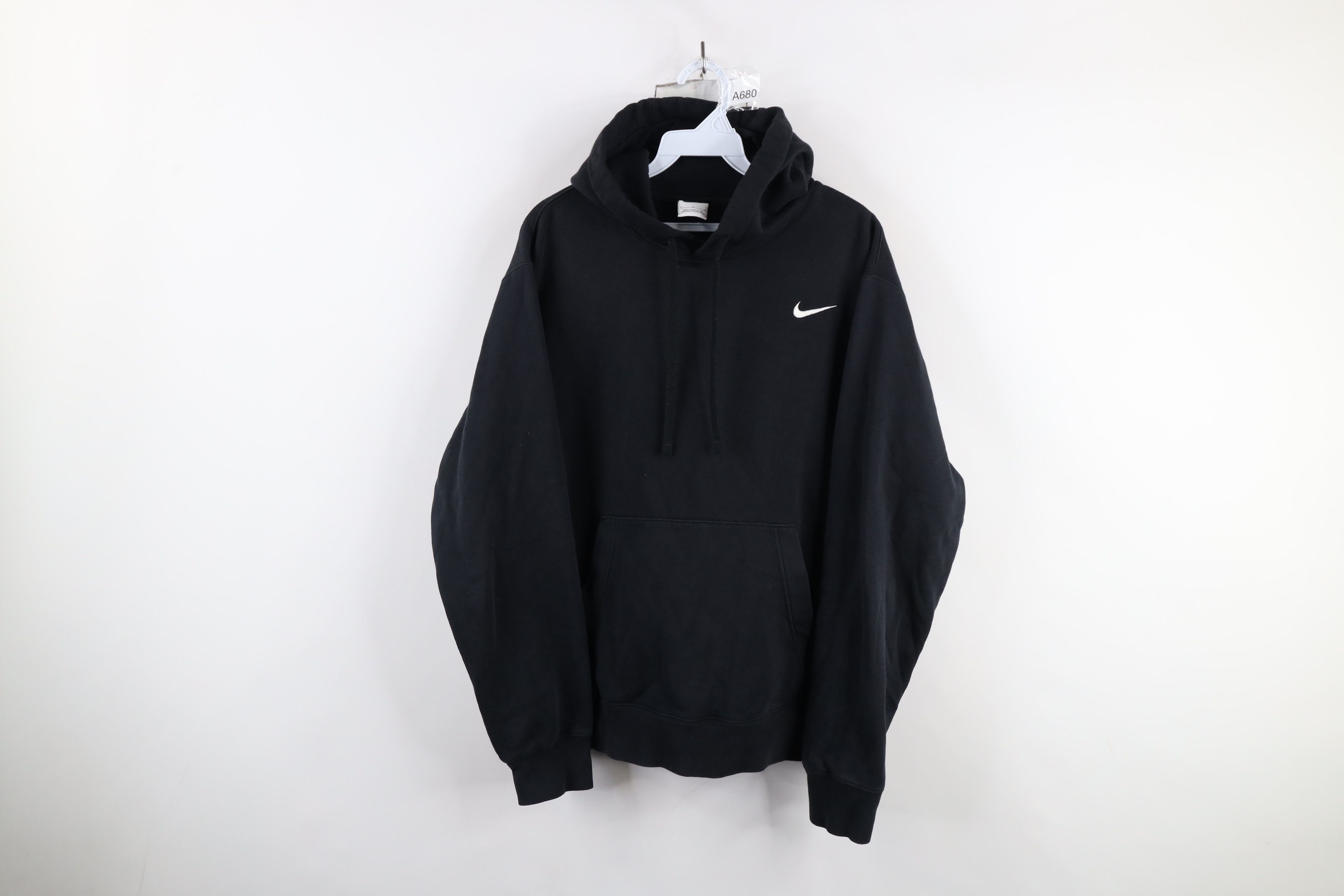 Nike × Vintage Vintage Y2K Nike Travis Scott Mini Swoosh Hoodie Sweatshirt Size US L / EU 52-54 / 3 - 1 Thumbnail